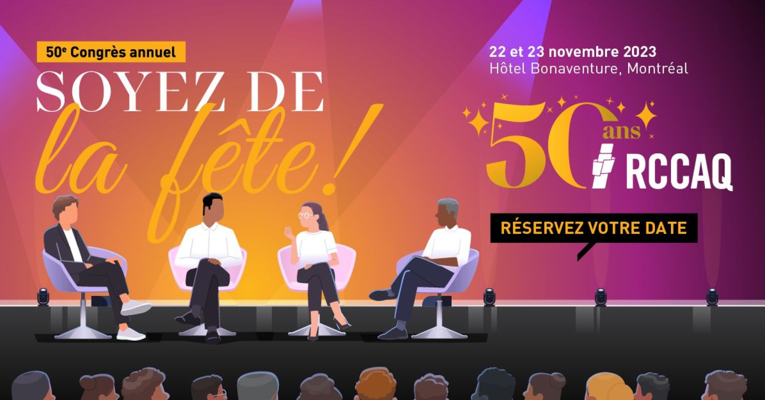 Venez rencontrer l&rsquo;équipe de Segic lors du Congrès annuel du RCCAQ les 22 et 23 novembre prochain! Nous serons au kiosque 45